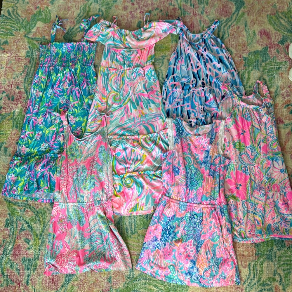 Lilly Pulitzer Girls size Large Dress Bundle